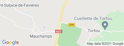 RN20 direction Torfou - Sortie Torfou - CD 99 - maison au bord de la, N20, 91730 Chamarande